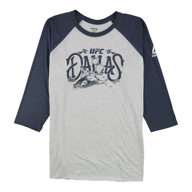 Camiseta gráfica Reebok UFC Dallas para hombre color blanco XXL
