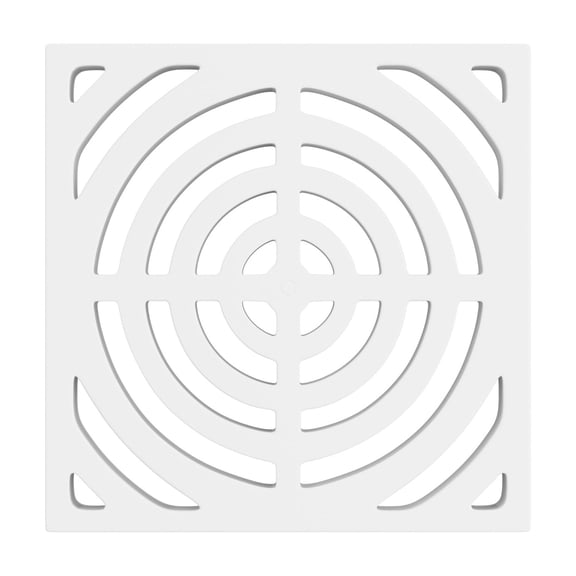 Proflo PF42858 9" X 9" Floor Drain Grid Only - White