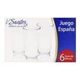 thumbnail image 1 of Juego de Vasos Vidriera Santos España con 6 Pzas, 1 of 3