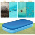 thumbnail image 5 of Rectangular pool cover,305 * 183cm Solar Pool Cover for Easy Set Up Anti-Dust Rainproof Durable Pool Above Cloth,for All Kinds Of Swimming Pools - 305, 5 of 5
