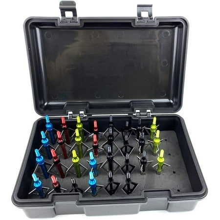Broadhead Storage Box Case for Compound Hunting Bow and Crossbow Accessory - 36PCS Stroage