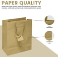 thumbnail image 6 of Novel Box 10 Pack Gold Gift Bags with Handles 6.5x3.5x6.5 Inches - Shopping Bag for Groceries, 6 of 8