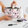 thumbnail image 6 of Picia Cat Printed Leather Travel Toiletry Bag,Cosmetic Organizer, Makeup Travel Bag, Durable Travel Pouch, Compact Toiletry Bag, Travel Accessories, 6 of 6