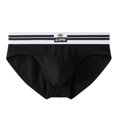 thumbnail image 2 of Kmdttou Men's Mid-Rise Plus Size Underwear Comfortable Breathable Briefs (Size:M-3XL), 2 of 4