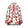 thumbnail image 3 of Cherry Print Cute Small Backpack for School, Sweet Fruit Design, Compact and Stylish Travel Backpack, 3 of 6