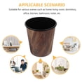 thumbnail image 3 of SHOWERORO 1Pack Brown Plastic Small Trash Bin For Office 11.8X8.3X6.4In, 3 of 6