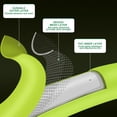 thumbnail image 4 of Short Garden Hose 5/8 in x 6 ft, Female to Female Hose, Durable, Anti-Kink, Flexible, Leakproof Water Hose, All-weather Lightweight Water Hose with Swivel Grip Handle and Solid Aluminum Fittings, 4 of 8