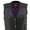 Purple, variant on Milwaukee Leather ML1296 Women's Black/Purple Leather Side Laced Motorcycle Vest w/ Reflective Tribal Large