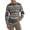 Diamond Stripe-Turbulence, variant on ® Men's Long Sleeve Woven Shirt