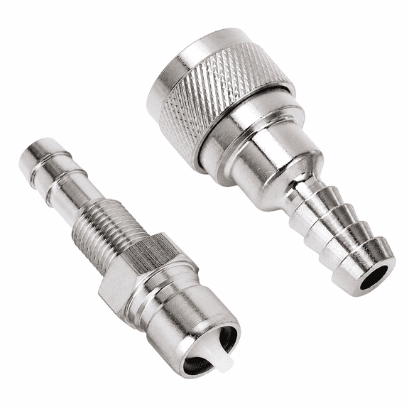 ABPETE Outboard Fuel Connector, 2 Pcs Fuel Line Connector Male Female 3B2 70250 1 for Outboard 2 4 Stroke Engine to