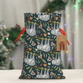thumbnail image 4 of Fuzoiu Cute Sloth Print Christmas Gift Bag,Burlap Gift Bag with Drawstring Closure & Hang Tag,Perfect for Holidays, Birthdays, and Special Occasions-Small, 4 of 7