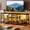 Black, variant on Tomnk TV Stand for 55in TV, Entertainment Center for Living Room Bedroom, with Charging Station and Lights (Black)