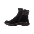 thumbnail image 3 of Womens BareTraps Arlow Ankle Boots, Black Suede, 3 of 5