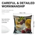 thumbnail image 2 of lemon berries water Linen toss pillowcase decoration pillowcase gifting preferred 18x18 inch cushion cover 4 sets sofa pillowcase sofa bedroom living room car, 2 of 4