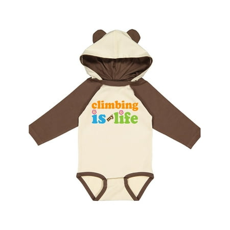 

Inktastic Climbing Is My Life Gift Baby Boy or Baby Girl Long Sleeve Bodysuit