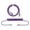 Purple, variant on Mechanical Keyboard Cable, Coiled Type-C USB with Aviation Connector, Spring Wire Desktop Computer Plug Decoration Accessory