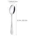 thumbnail image 2 of HAMPPLIES Stainless Steel Spoon Fork Forks and Spoons Silver 1 Set 8.9x0.9in, 2 of 8