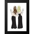 thumbnail image 2 of Pavlova, Martina 17x24 Black Modern Framed Museum Art Print Titled - Cheers Girls I, 2 of 5