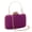 Violet, variant on Women's Velvet Clutch Evening Bag Hard Shell with Flower Frame Clasp & Detachable Shoulder Chain for Wedding Prom Party
