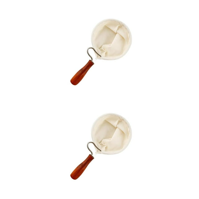 Thinsony Coffee Filter Workmanship Handheld Strainers Drink Strainer Takedown Design Cloth Filters Handily Gripped Filtering Bag 100mm 2Set