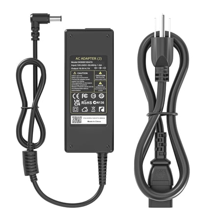 19.5V TV Power Cord for Bravia TV 24" 32" 40" 42" 48"KDL Series KDL-48W600B KDL-42W650A KDL-40R550C KDL-32R500C KDL-24W600A AC Adapter