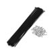 thumbnail image 1 of 72 Juego de Radios de Bicicleta 14G 299mm Acero al Carbono Negro, 1 of 7