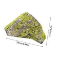 thumbnail image 2 of Artificial Big Rock for Landscaping Realistic Rock Decoration Lightweight PU Foam Yard Garden Stone Cover Natural Pattern Well Pump Enclosure Indoor Outdoor Use, 2 of 6