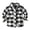 Black, variant on Splozh Toddler Kids Boys Girls Flannel Plaid Shirt Jacket Long Sleeve Lapel Button Down Pocketed Shirts Casual Fall Coat Toddler Fall Clothes,Grey,6-7 Years