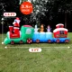 thumbnail image 5 of Tren navideño inflable con luces LED y decoraciones de pingüinos de Papá Noel para jardín, patio, interior y exterior, 5 of 5