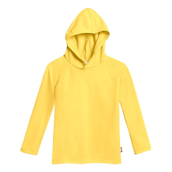 Unisex UPF 50  Long Sleeve Hooded Rashguard | Yellow