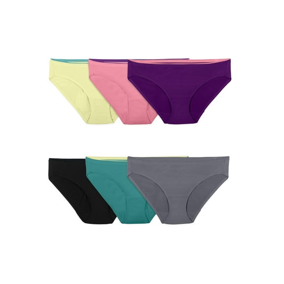 Fruit of the Loom Women's Breathable Micro-Mesh Underwear, 6-Pack