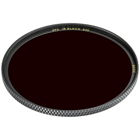 B   W 39mm Basic 093 Infrared Filter, Black Red 830