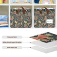 thumbnail image 4 of Yayeee Foldable Storage Basket for Shelves with Handles Waterproof Cloth Bins, Christmas Bows, 4 of 7