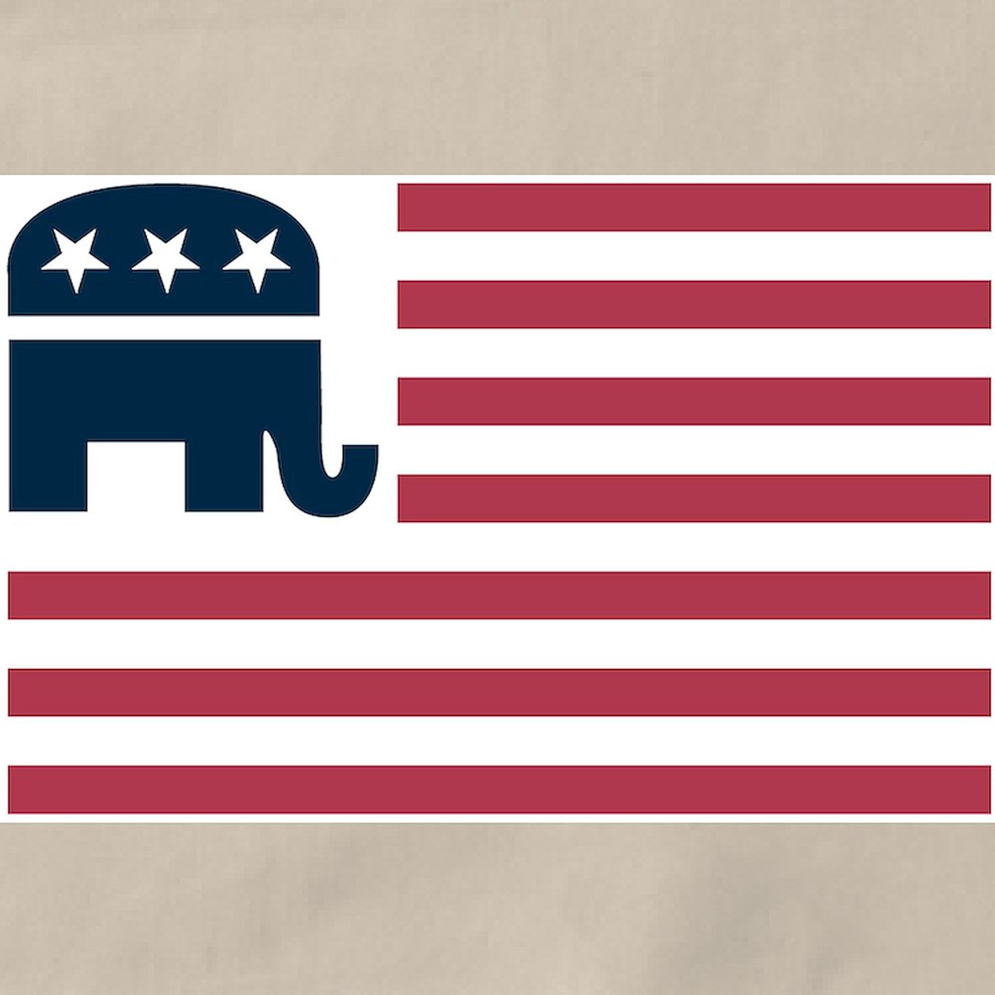 CafePress - GOP Flag BBQ - Kitchen Apron with Pockets, Grilling Apron, Baking Apron