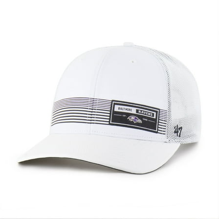 Men's '47 White Baltimore Ravens Rangefinder Trucker Adjustable Hat
