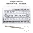 thumbnail image 2 of Speravity 1000 unids/set tornillo de anteojos con caja de almacenamiento gafas de lectura portátiles teléfono reloj destornillador Kit de Artesanía, 2 of 6