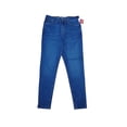 thumbnail image 1 of Pantalón George para Dama, Corte Skinny Azul Medio Talla 30, 1 of 4