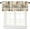 70s Flower, variant on Modern Mid Century Valances Curtain for Window,Abstract Geometric Print Kitchen Curtains Valances Short Window Treatment for Living Room,Bedroom,Bathroom,1 Panel,54" W x 18" H