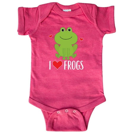 

Inktastic I Love Frogs Gift Gift Baby Boy or Baby Girl Bodysuit