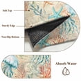 thumbnail image 6 of Hallway Runner Rugs 2.7x5 Ft, Teal Red Coastal Non Slip Area Rugs for Kitchen Bedroom Entryway, Jellyfish Nautical Beach Coral Starfish Washable Carpet Runner Rug Floor Mats for Bedroom Home Decor, 6 of 8