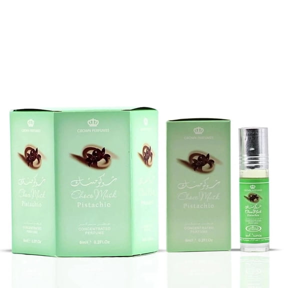 Choco Musk Pistachio Perfume Oil CPO 6ml (0.2 oz) by Al Rehab (Box of 6)
