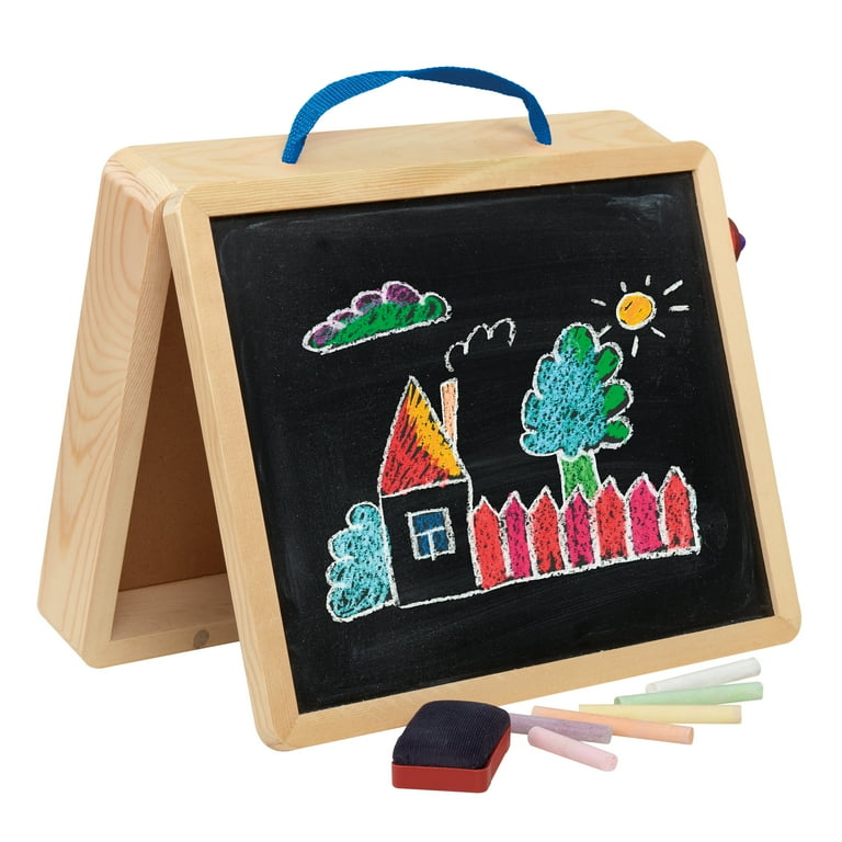 Cra-Z-Art Portable Wood Tabletop Art Easel with Chalkboard