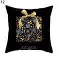 thumbnail image 1 of Funda de almohada con estampado de ciervos, funda de cojín de poliéster decorativa elástica para el hogar, 1 of 5