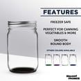 thumbnail image 2 of DISCOUNT PROMOS 12 oz Regular Black Glass Mason Drinking Jars with Lid Set of 10, 2 of 5