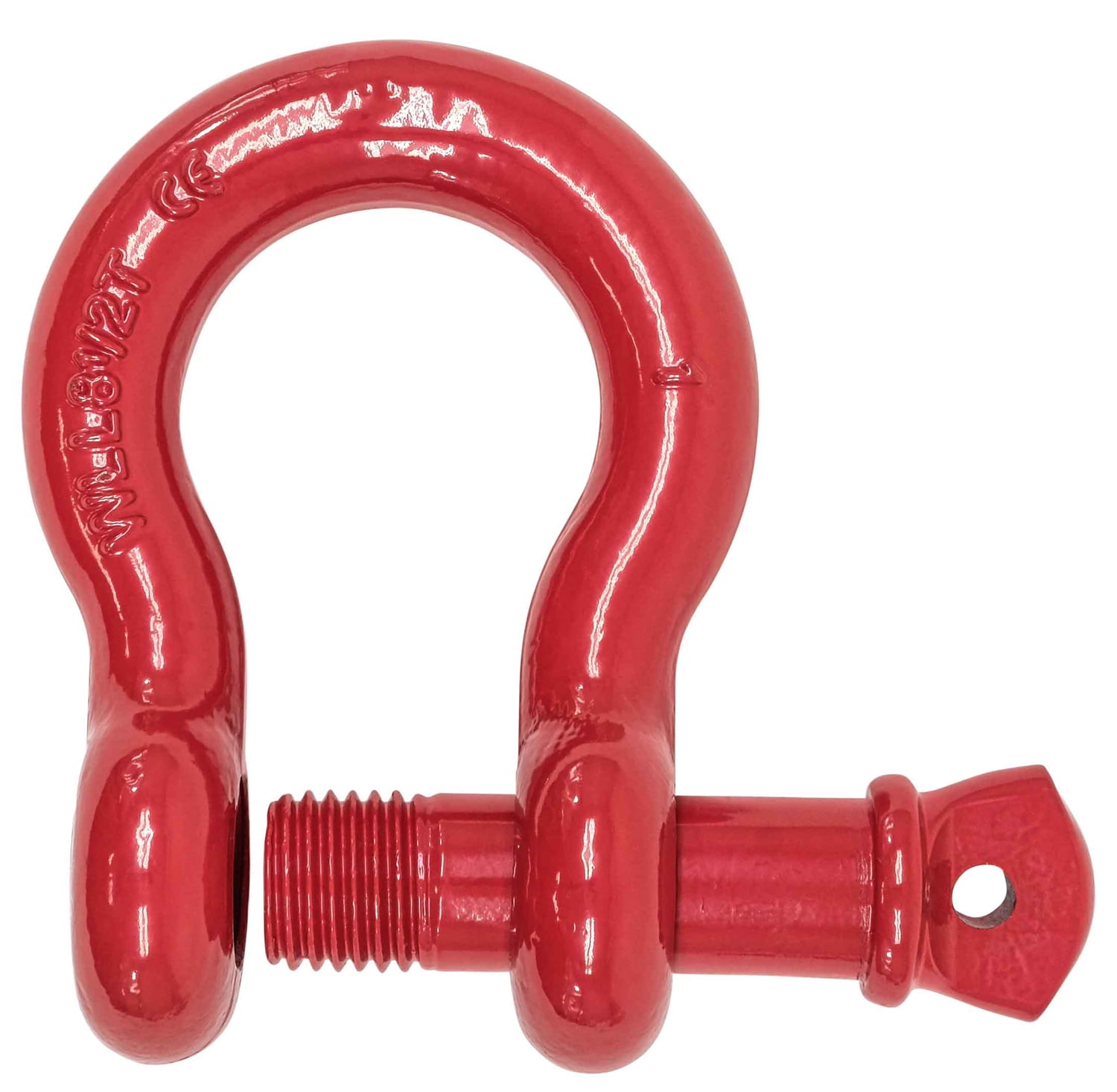 1" Anchor Shackle Forged Carbon Steel w/ Alloy Screw Pin Load Limit # 8.50 Tons (17,000 lbs) | Double Rust Protection Heavy Duty D Ring Shackle for Towing, Rigging & Vehicle Recovery (2 Pack)