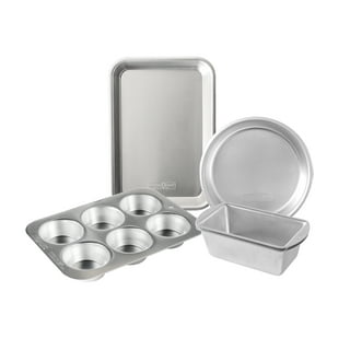  Nordic Ware 45339 Natural Aluminum Commercial 3-Piece Baker's  Set, Quarter Sheet and Cake Pan: Rectangular Cake Pans: Home & Kitchen