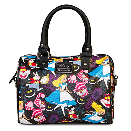 Hand Bag Disney Alice In Wonderland Cheshire Cat Premium PU Leather Shoulder 