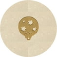 thumbnail image 1 of Ahgly Company Machine Washable Indoor Round Transitional Moccasin Beige Area Rugs, 4' Round, 1 of 7
