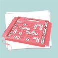 thumbnail image 1 of VONKY Plastic Puzzles Games Board Toys 81 Digital Blocks Kids Educational Toy Logical Development Board Games red, 1 of 5