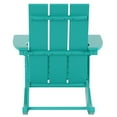 thumbnail image 6 of Parkdale Outdoor HDPE Plastic Adirondack Rocking Chair in Turquoise, 6 of 7